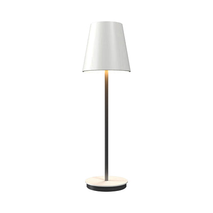 Conical 707 Table Lamp in Organic White (23.62-Inch).
