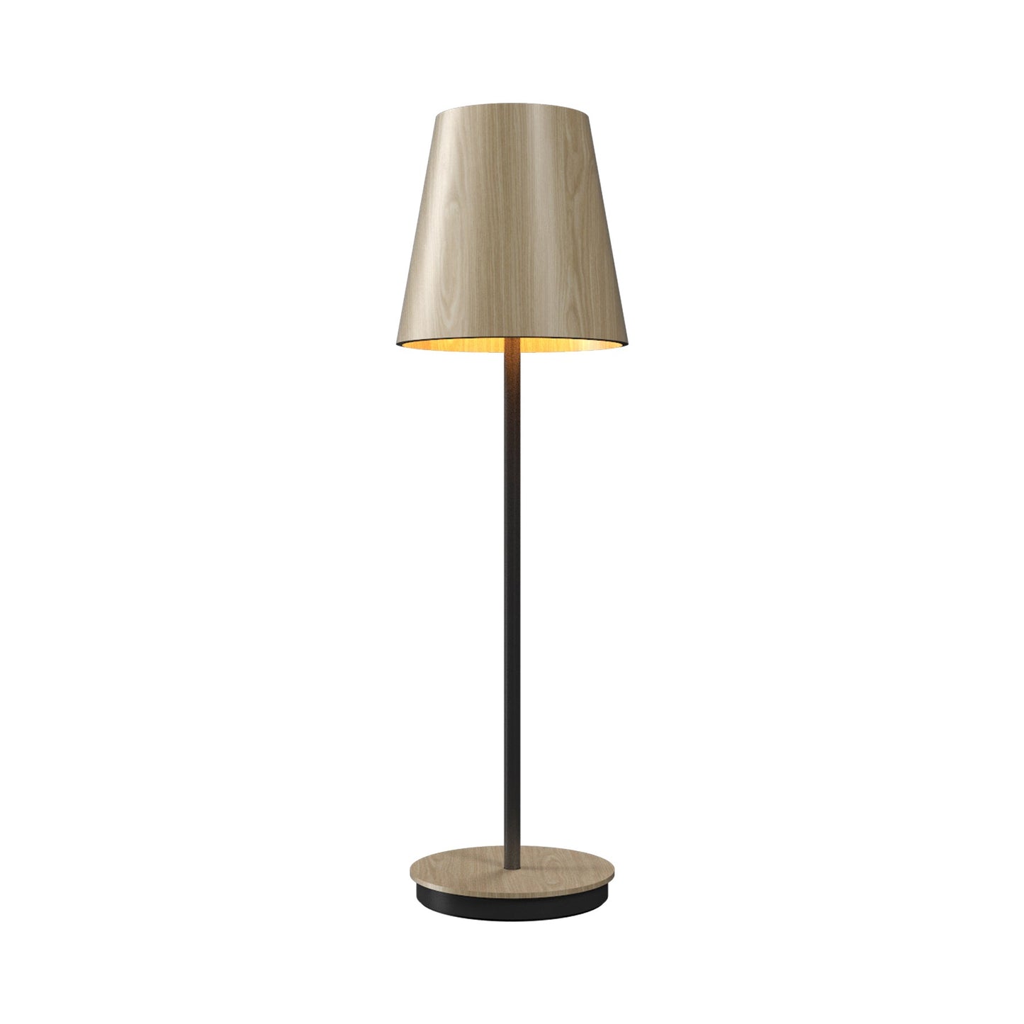Conical 707 Table Lamp in Sand (23.62-Inch).