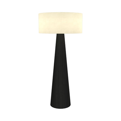 Conical Floor Lamp in Charcoal.