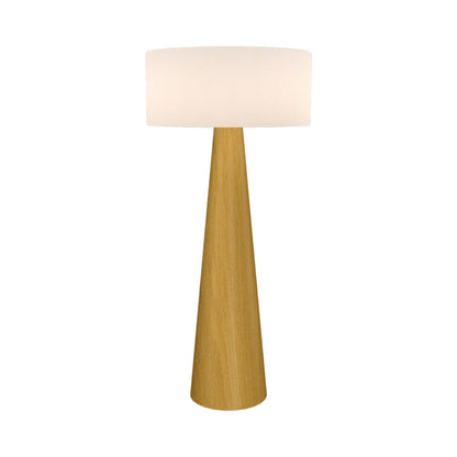 Conical Floor Lamp in Organic Gold.