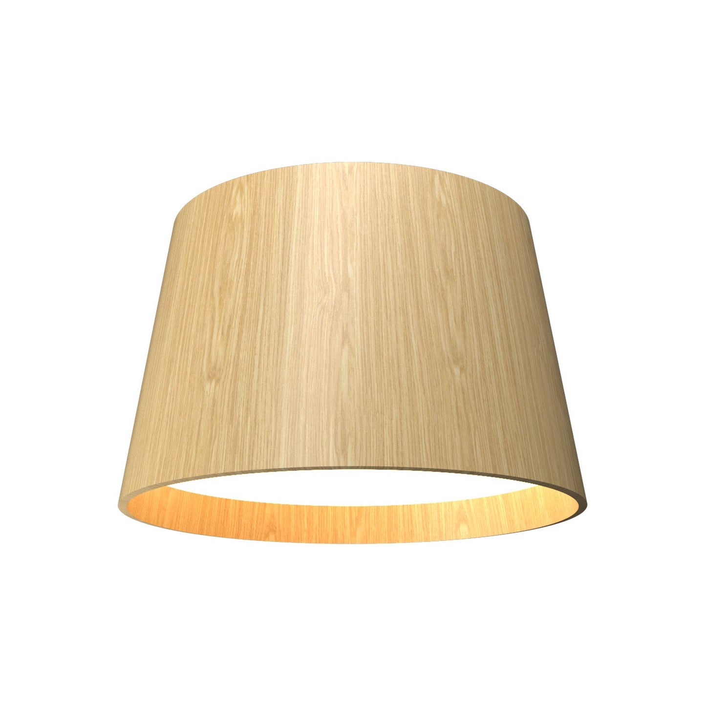 Conical LED Narrow Flush Mount Ceiling Light in Sand (Small).