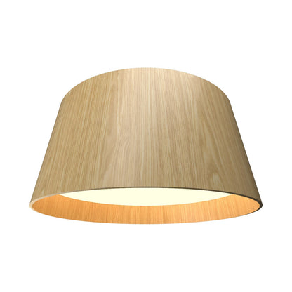 Conical LED Narrow Flush Mount Ceiling Light in Sand (Large).
