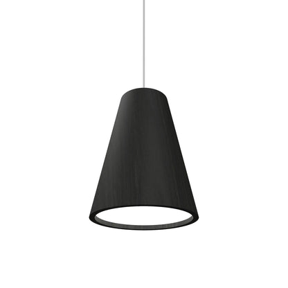 Conical Narrow Pendant Light in Charcoal (Small).