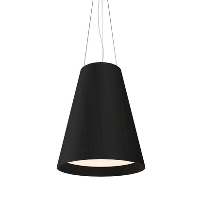 Conical Narrow Pendant Light in Charcoal (Large).