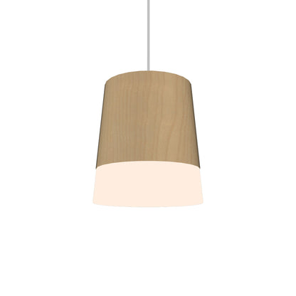 Conical Pendant Light in Maple (Small).