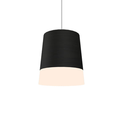 Conical Pendant Light in Charcoal (Small).