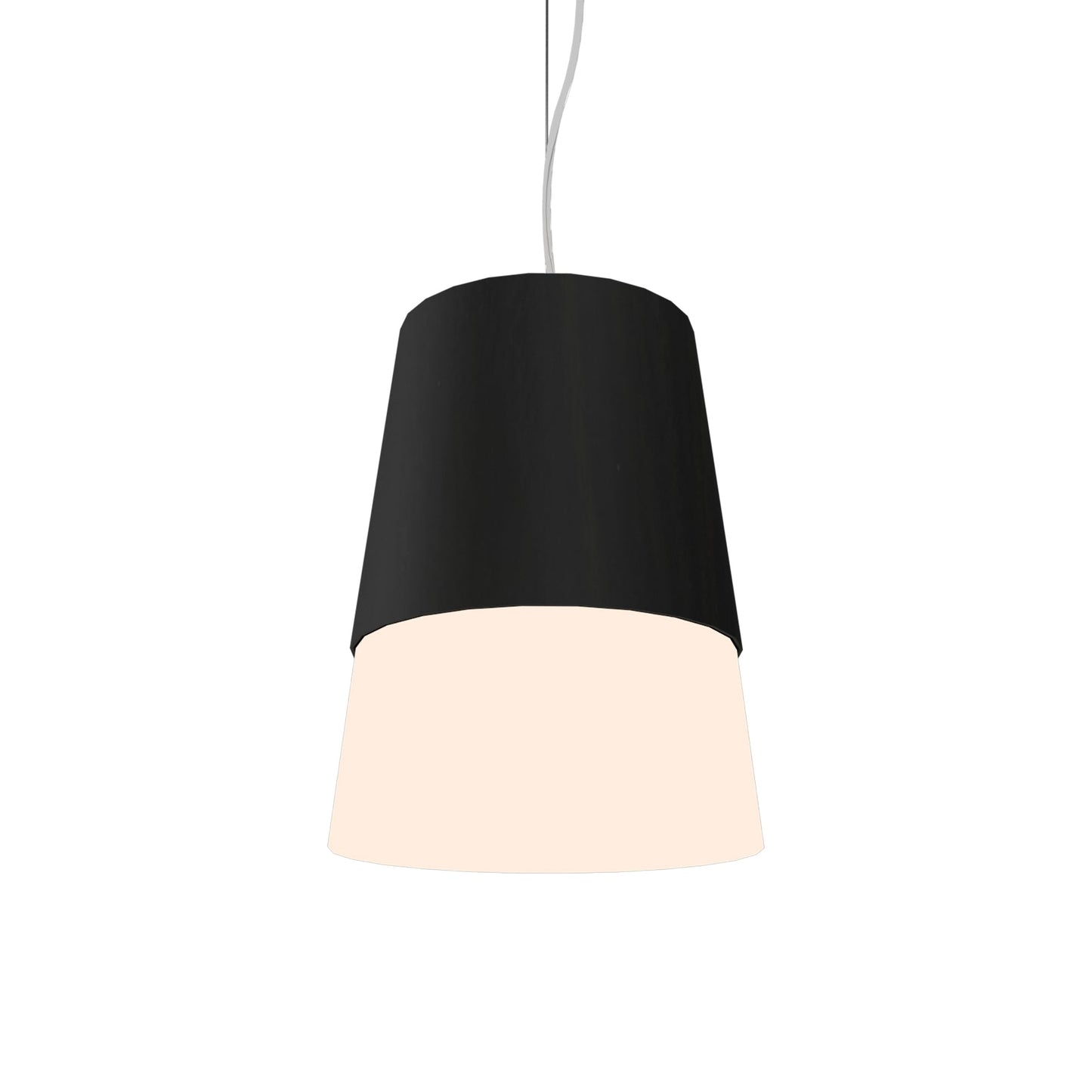 Conical Pendant Light in Charcoal (Large).