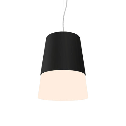 Conical Pendant Light in Charcoal (Large).
