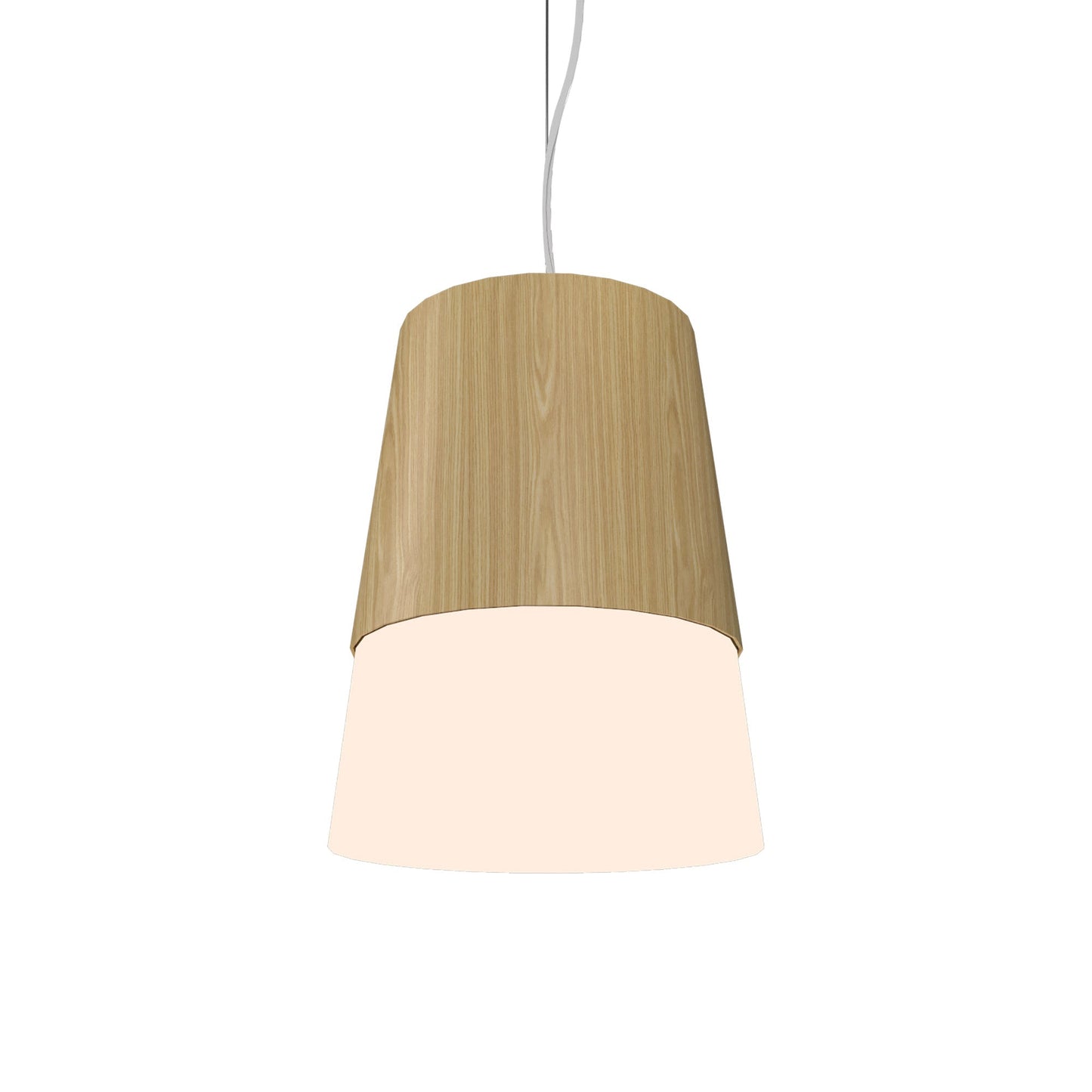 Conical Pendant Light in Sand (Large).