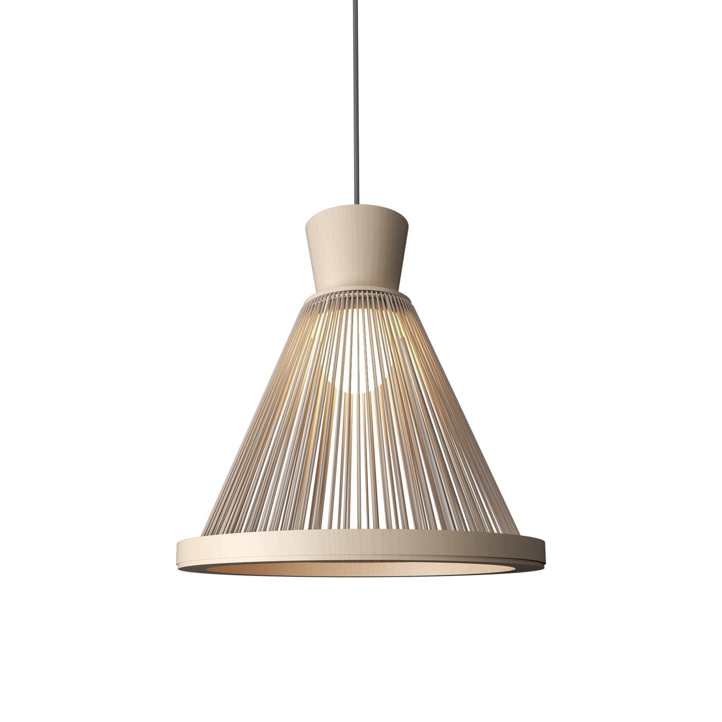 Corda 153 Pendant Light in Organic Cappuccino (13.39-Inch).