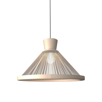 Corda 153 Pendant Light in Organic Cappuccino (17.32-Inch).