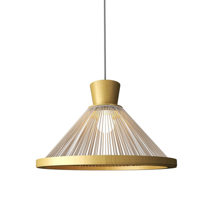 Corda 153 Pendant Light in Organic Gold (17.32-Inch).