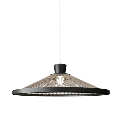 Corda 153 Pendant Light in Charcoal (26.77-Inch).