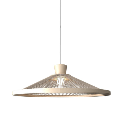 Corda 153 Pendant Light in Organic Cappuccino (26.77-Inch).