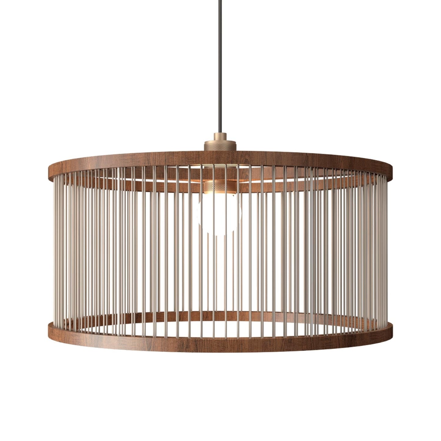 Corda 1537 Pendant Light in Imbuia.