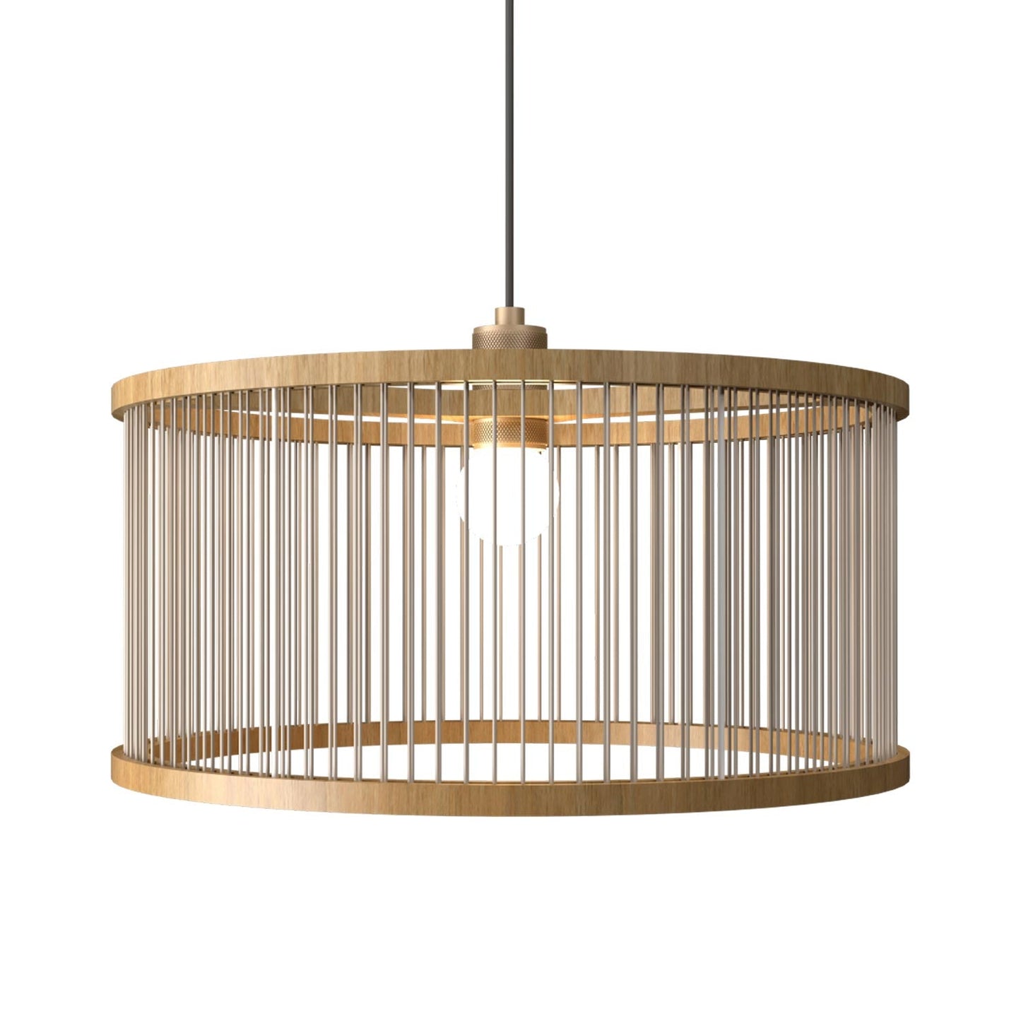 Corda 1537 Pendant Light in Louro Freijo.