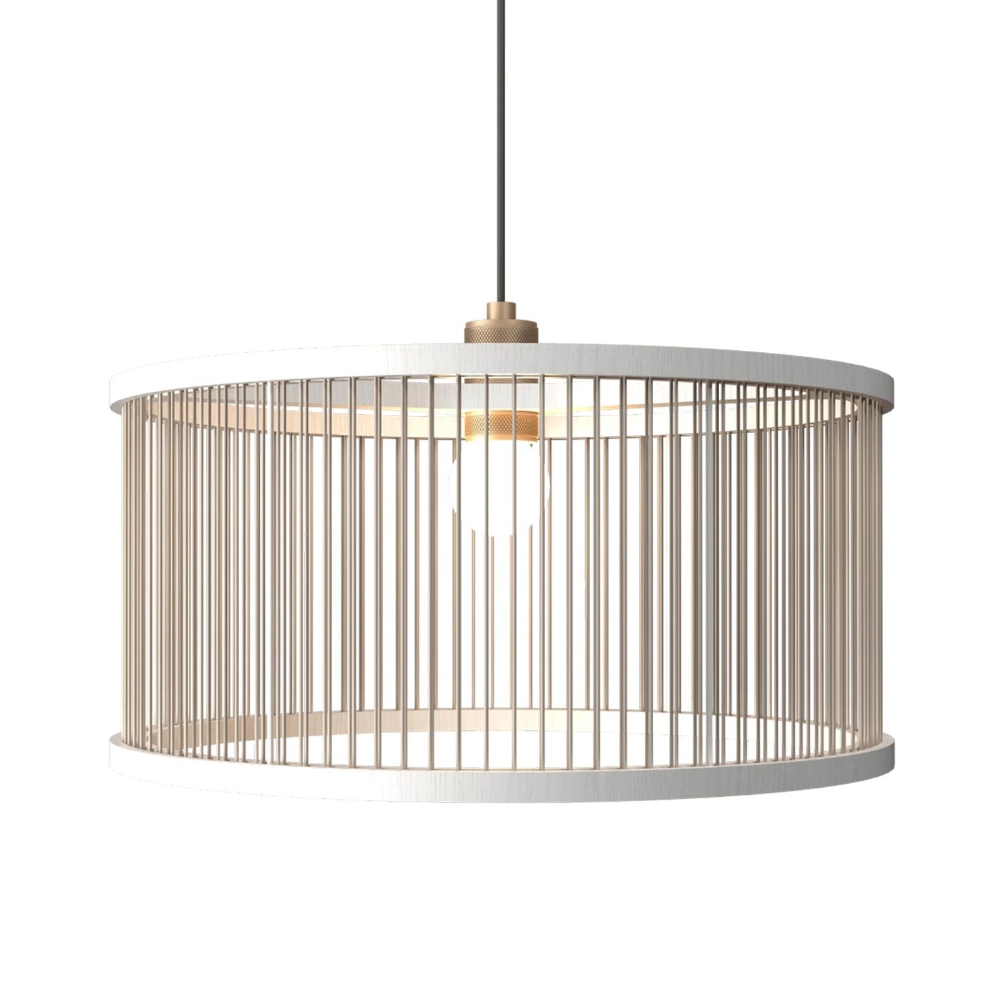 Corda 1537 Pendant Light in Organic White.