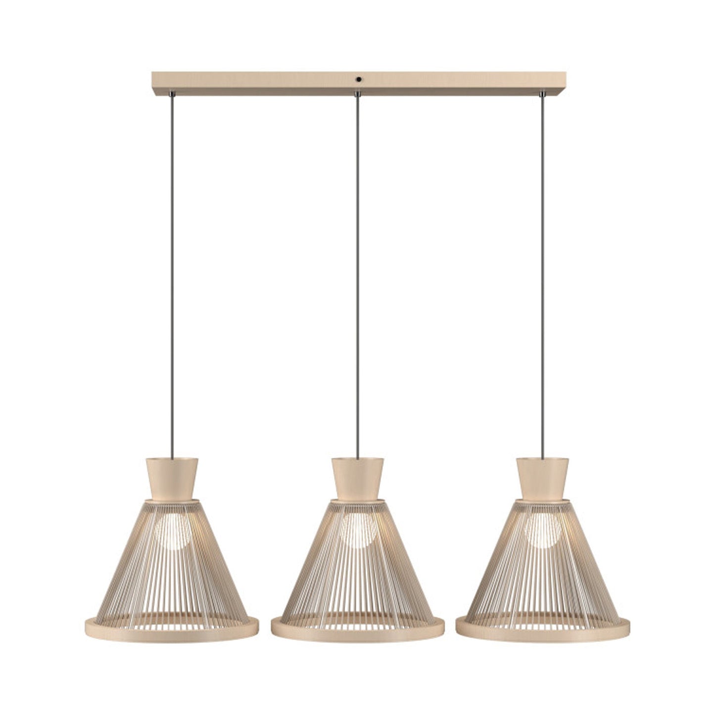 Corda 1538 Pendant Light in Organic Cappuccino.