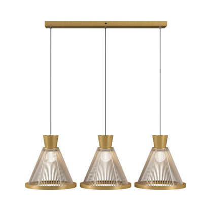 Corda 1538 Pendant Light in Organic Gold.