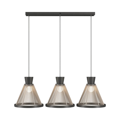 Corda 1538 Pendant Light in Organic Lead Grey.