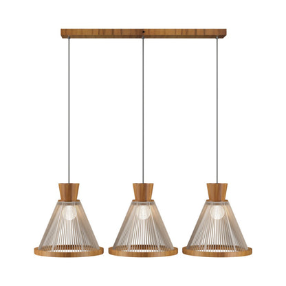 Corda 1538 Pendant Light in Teak.