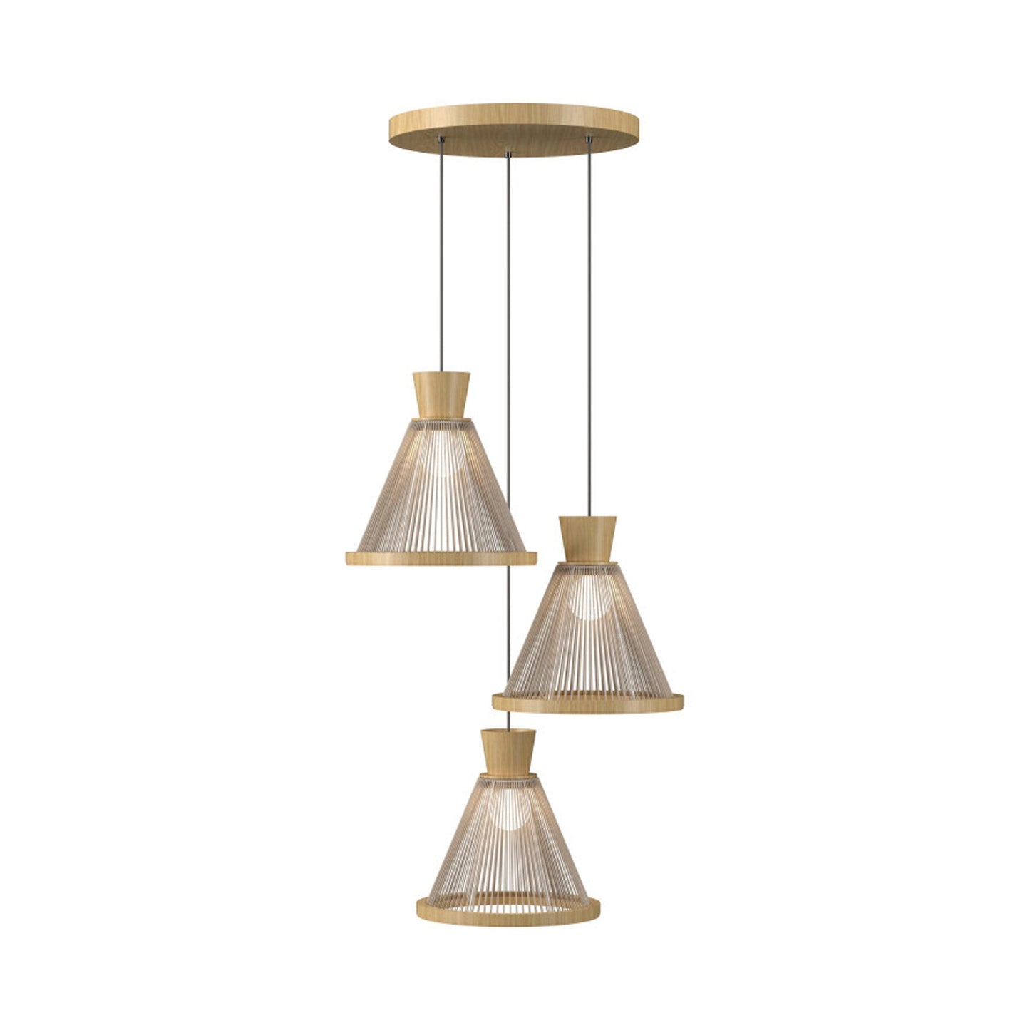 Corda Pendant Light in Sand.