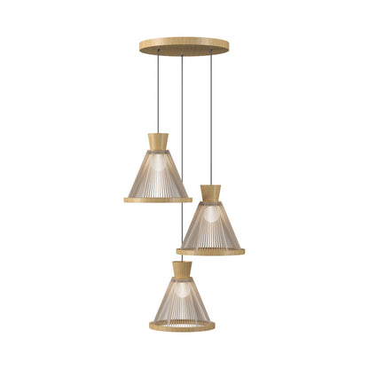 Corda Pendant Light in Sand.