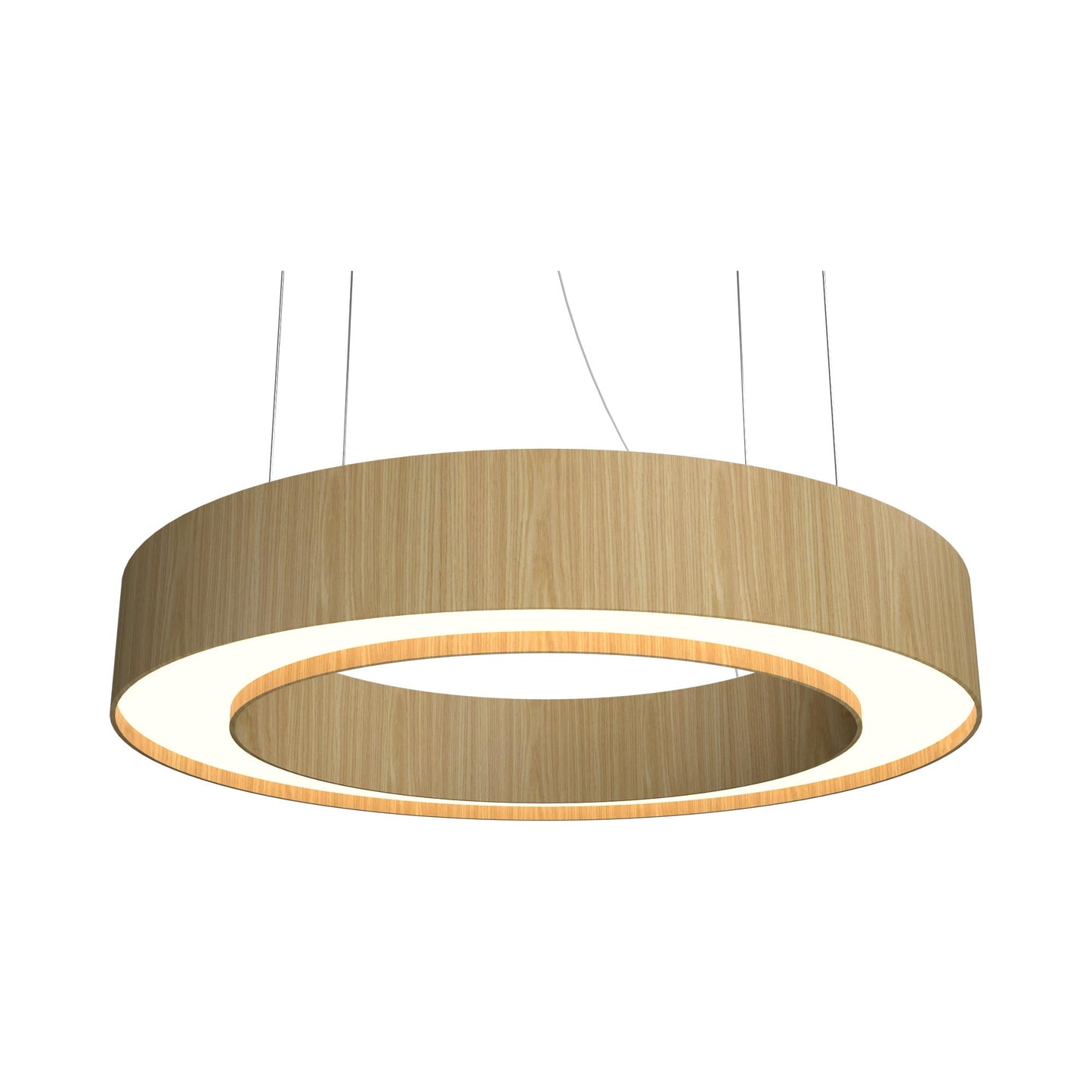 Cylindrical 12 LED Pendant Light in Sand (23.62-Inch).