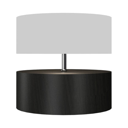 Cylindrical 145 Table Lamp in Charcoal.