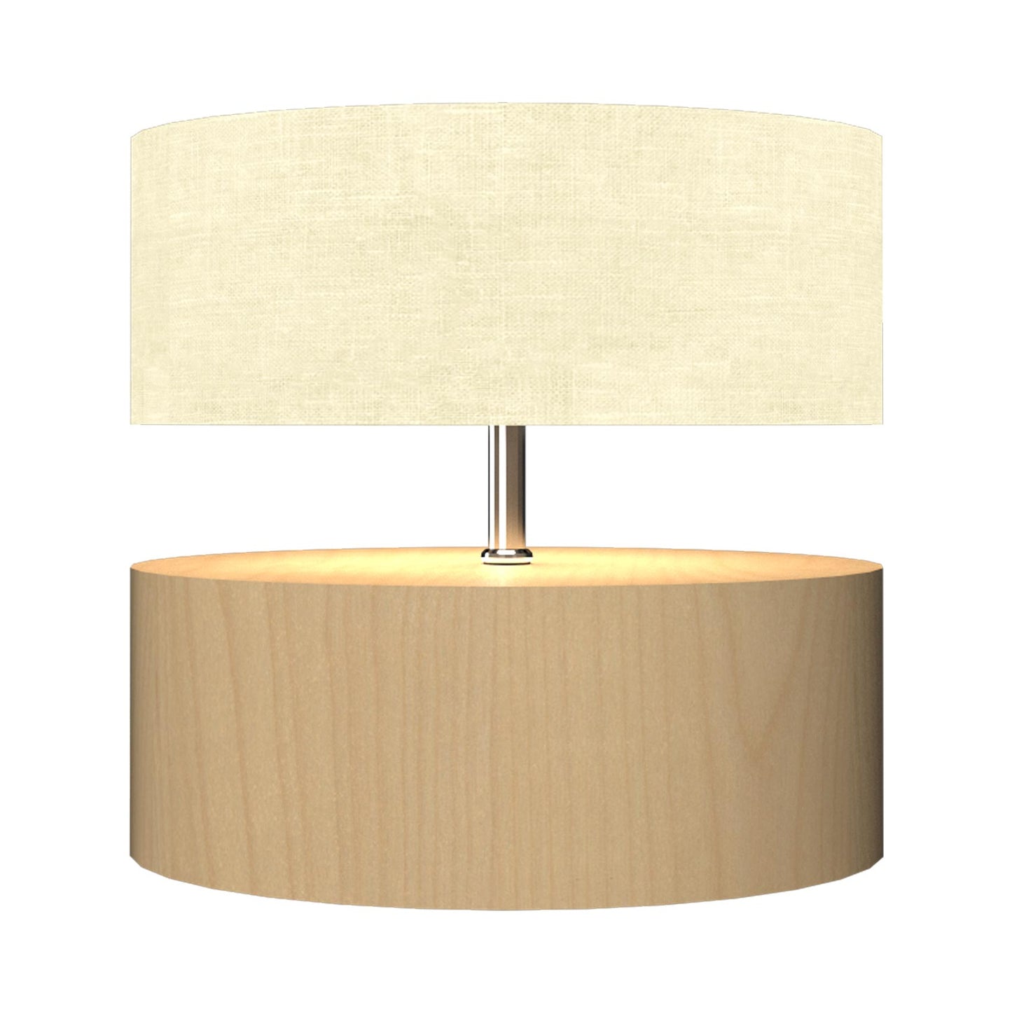 Cylindrical 145 Table Lamp in Maple.
