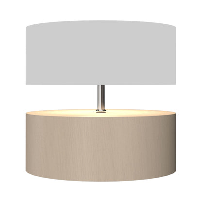 Cylindrical 145 Table Lamp in Organic Cappuccino.