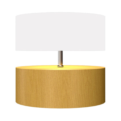 Cylindrical 145 Table Lamp in Organic Gold.