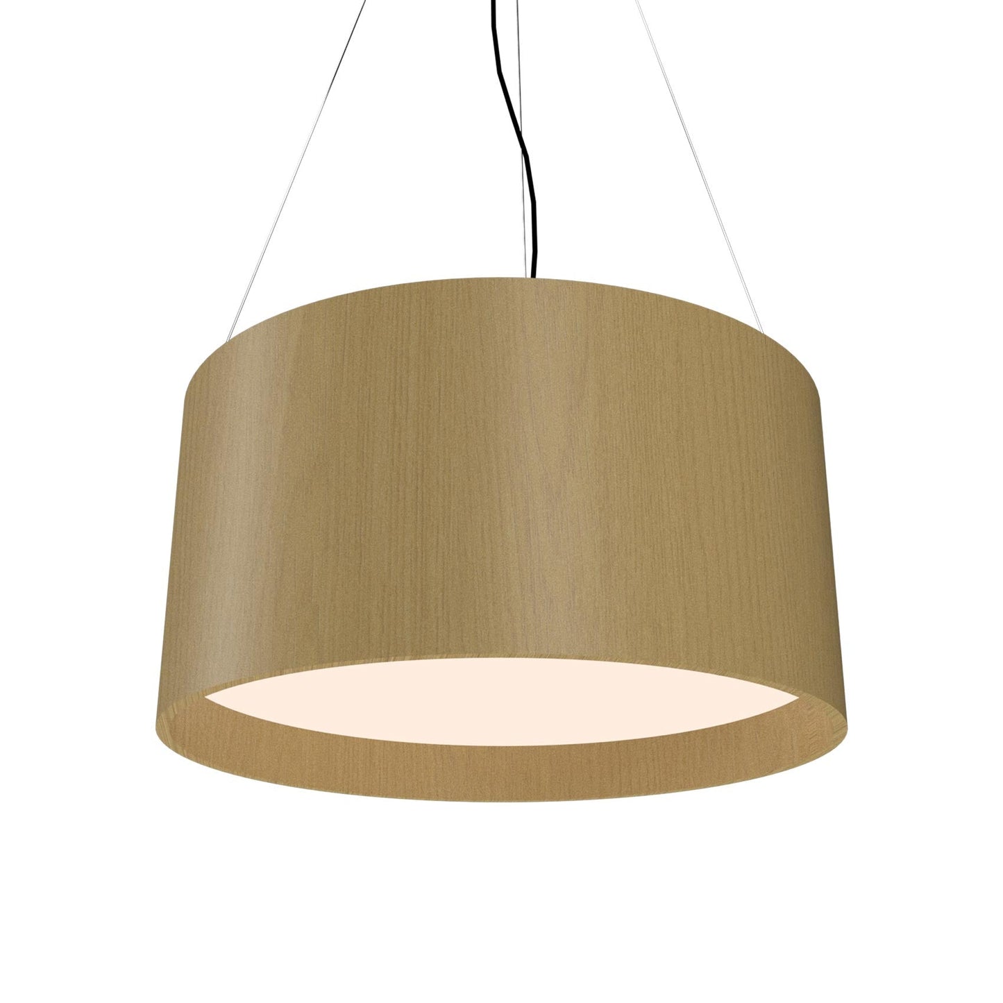 Cylindrical 201 Pendant Light in Organic Gold (15.75-Inch).