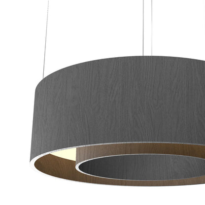 Cylindrical 21 LED Pendant Light in Detail.