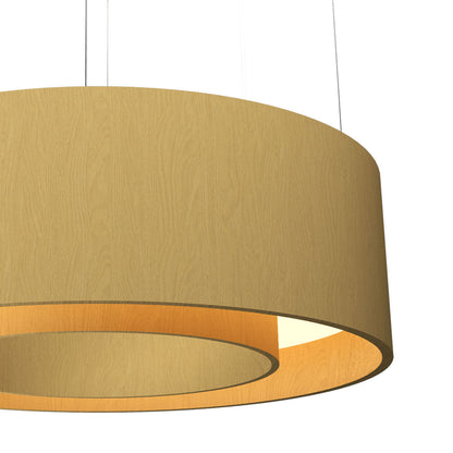 Cylindrical 21 LED Pendant Light in Detail.
