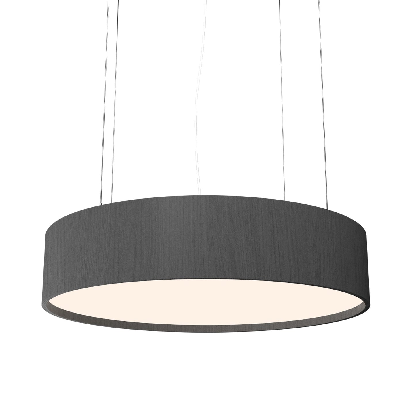 Cylindrical 23 Pendant Light in Organic Lead Grey (19.69-Inch).
