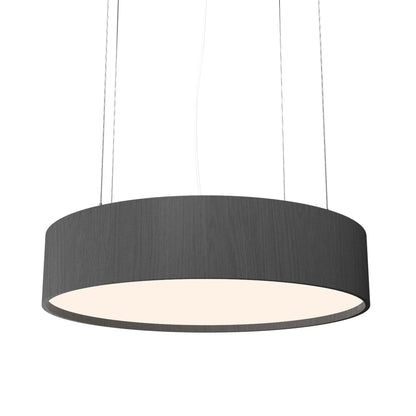 Cylindrical 23 Pendant Light in Organic Lead Grey (19.69-Inch).