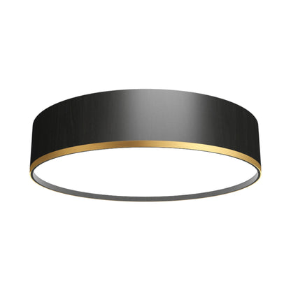 Cylindrical 51 LED Flush Mount Ceiling Light in Charcoal (13.78-Inch).