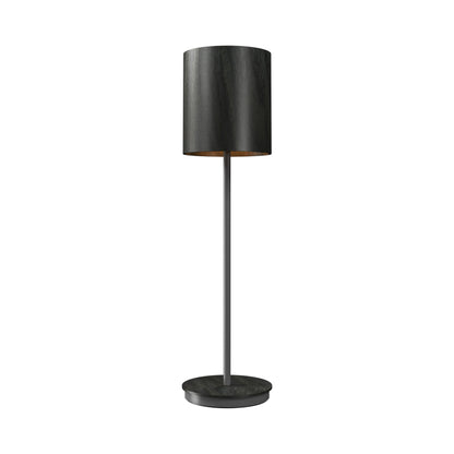 Cylindrical 707 Table Lamp in Charcoal (23.62-Inch).