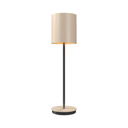 Cylindrical 707 Table Lamp in Organic Cappuccino (23.62-Inch).