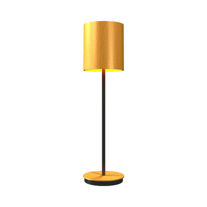 Cylindrical 707 Table Lamp in Organic Gold (23.62-Inch).