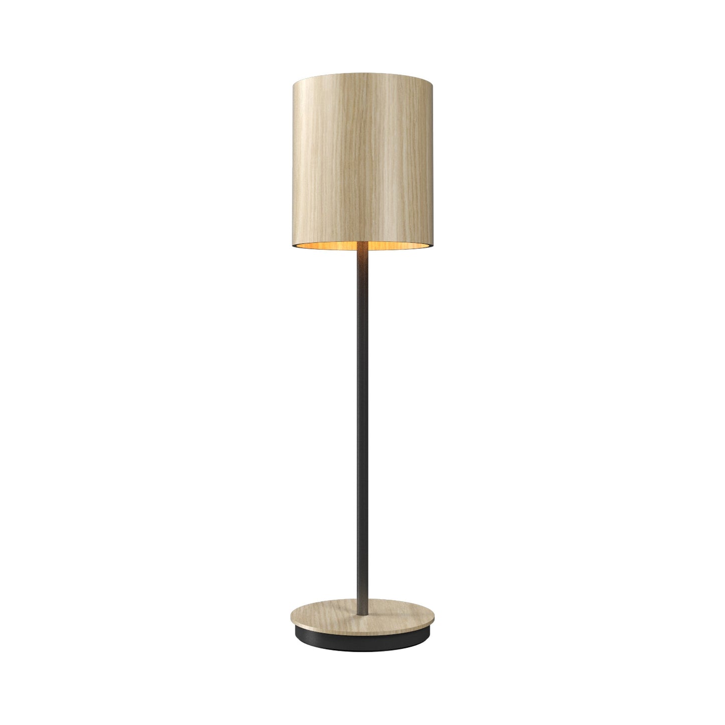Cylindrical 707 Table Lamp in Sand (23.62-Inch).
