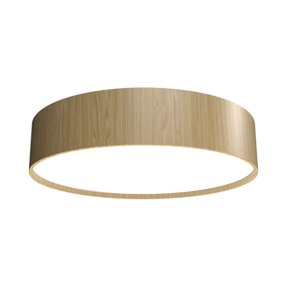 Cylindrical LED Flush Mount Ceiling Light in Sand (13.78-Inch).