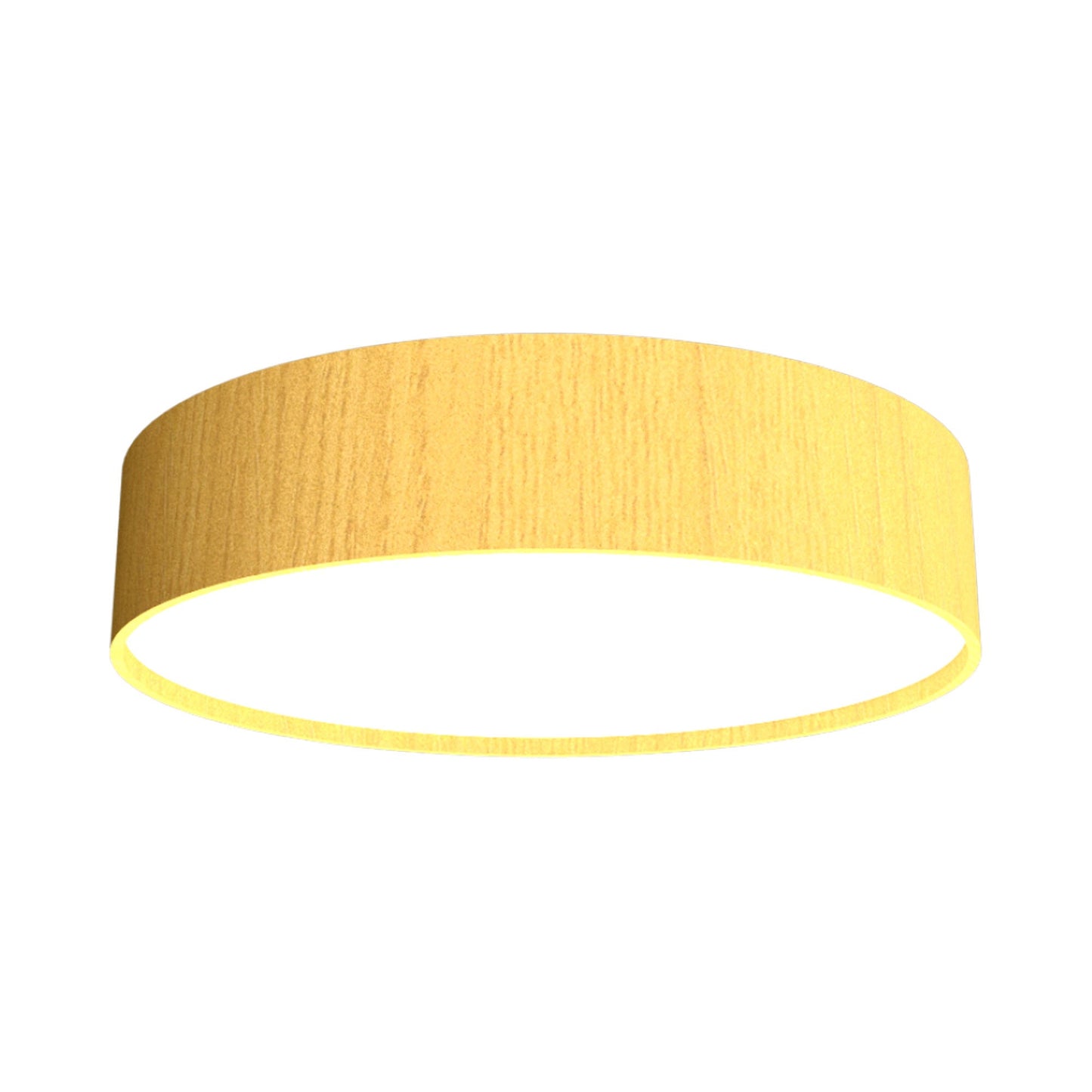 Cylindrical LED Flush Mount Ceiling Light in Organic Gold (13.78-Inch).