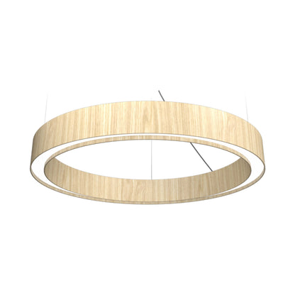 Cylindrical LED Pendant Light in Sand (23.62-Inch).