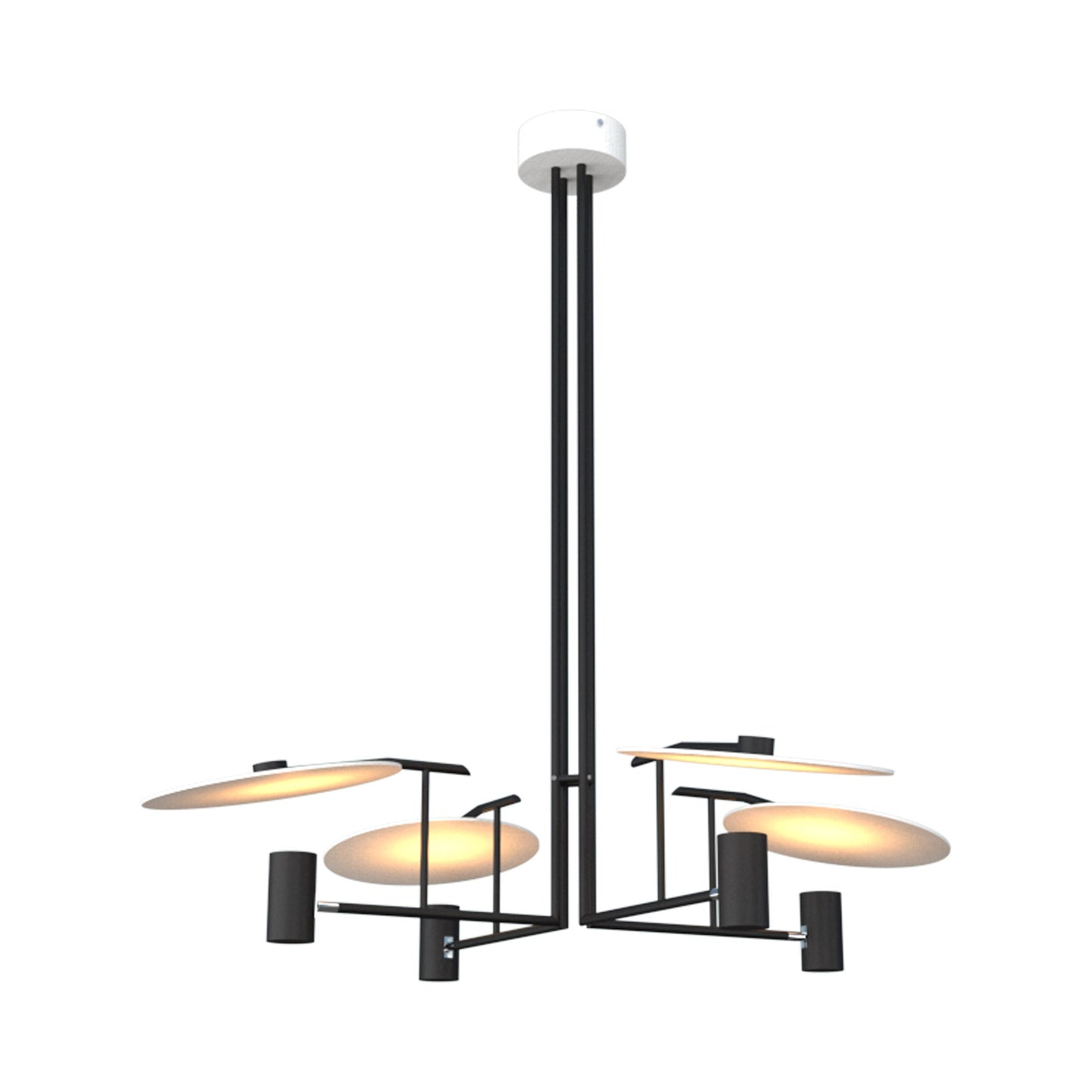 Dot Chandelier in Organic White.