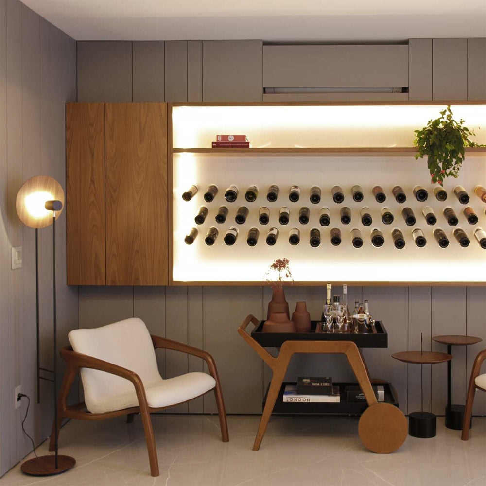 Dot Floor Lamp in living room.