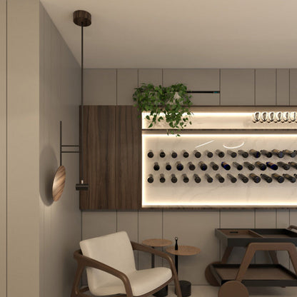 Dot Pendant Light in living room.