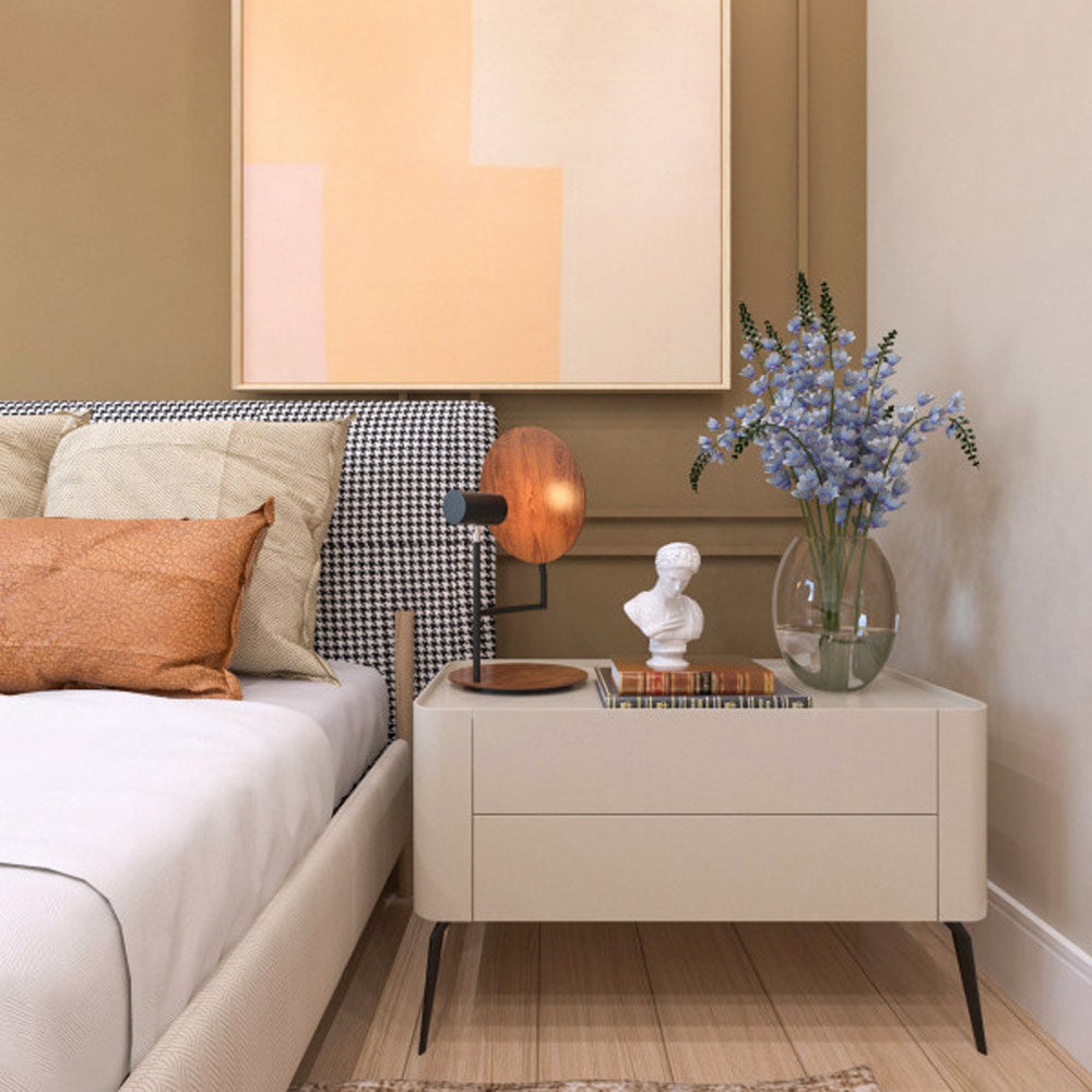 Dot Table Lamp in bedroom.