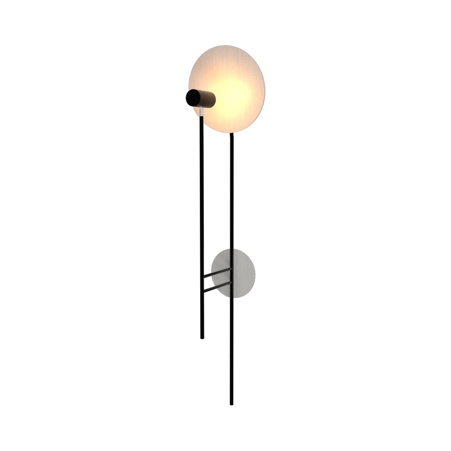 Dot Vertical Wall Light in Organic White.